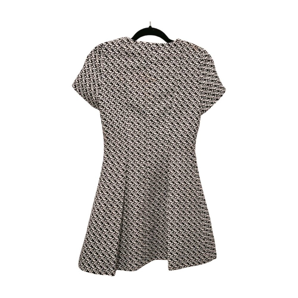 Revolve BLAQUE LABEL Abstract Print A-Line Mini Dress NWT Size Small Zip Front - Picture 4 of 10